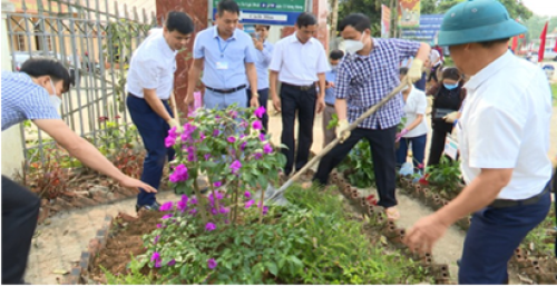 Huyện Quang Bình tổ chức Lễ phát động phong trào “cải tạo cảnh quan môi trường xanh – sạch – đẹp” giai đoạn 2022-2025