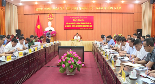 Toàn cảnh hội nghị triển khai 3 chương trình Mục tiêu Quốc gia tại tỉnh Hà Giang