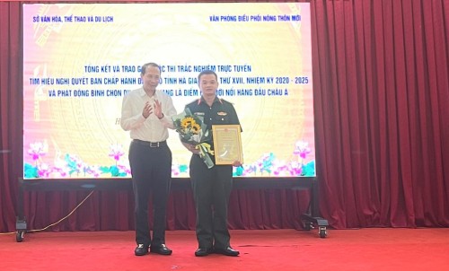Trao giải cuộc thi tìm hiểu Nghị quyết Ban Chấp hành Đảng bộ tỉnh khóa XVII và phát động bình chọn du lịch Hà Giang là điểm đến mới nổi hàng đầu Châu Á