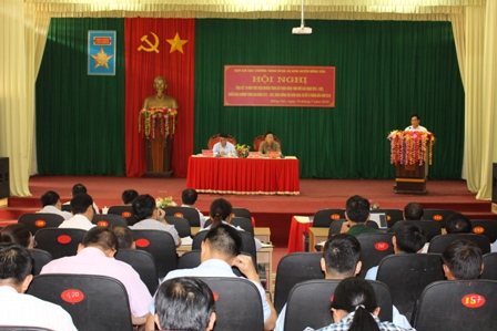 Hội nghị tổng kết 10 thực hiện Chương trình xây nông thôn mới huyện Đồng Văn