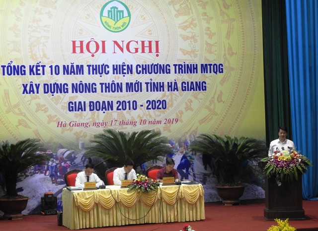 Đ/c Trần Nhật Lam – Phó Chánh VPĐP nông thôn mới TW phát biểu chỉ đạo tại Hội nghị