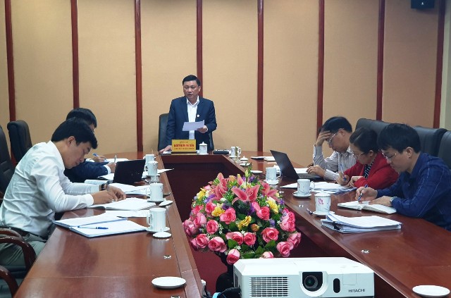 Đồng chí Nguyễn Minh Tiến - Phó Chủ tịch Thường trực UBND tỉnh kết luận buổi làm việc
