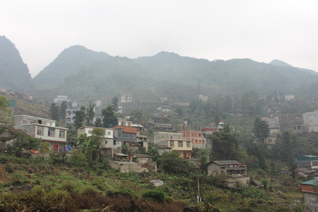 Một góc của thôn A xã Phú Lũng